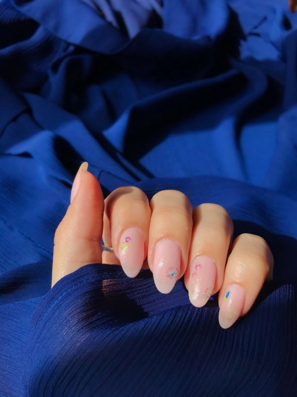 Çiçekler Tırnak Dövmesi,Tırnak Tattoo,Nail Art ,Tırnak Sticker ürün görseli 1