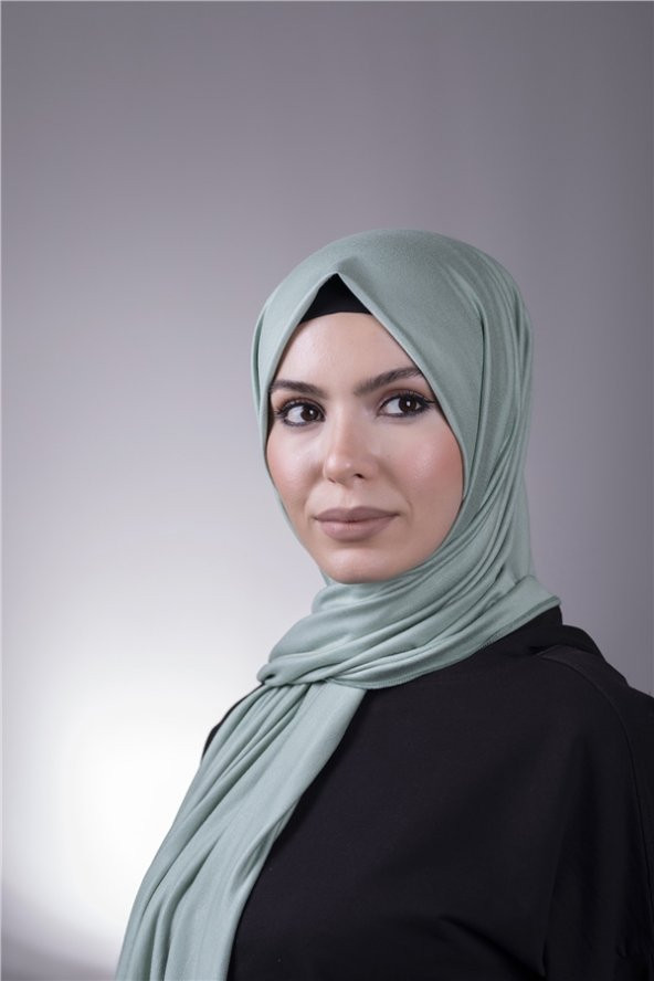 Çağla Düz Klasik Şal Viskon Kumaş Likralı Penye 202101_32 - 5