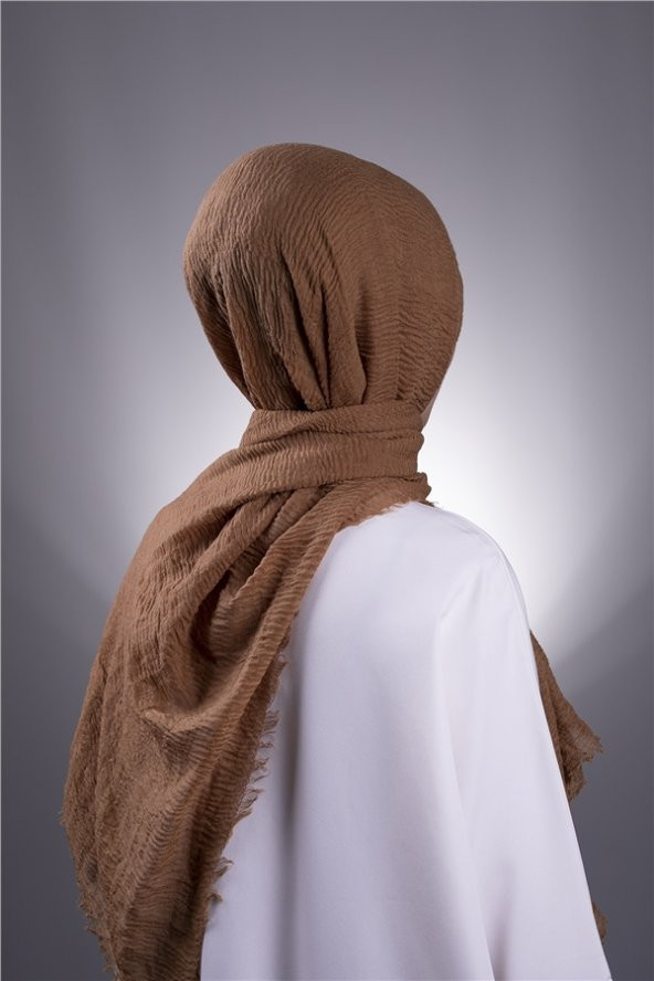 Taba Düz Klasik Şal Bürümcük Şal 202104_33 - 5