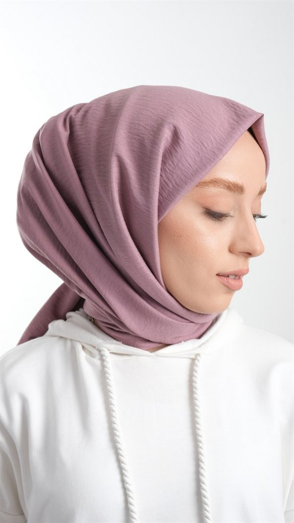 Mor Düz Klasik Şal Pamuk Caz Sade 202105_22 - 2