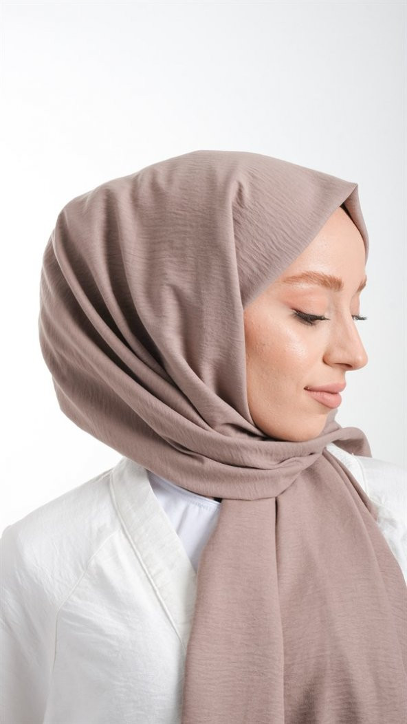 Vizon Düz Klasik Şal Pamuk Caz Sade 202105_10 - 2