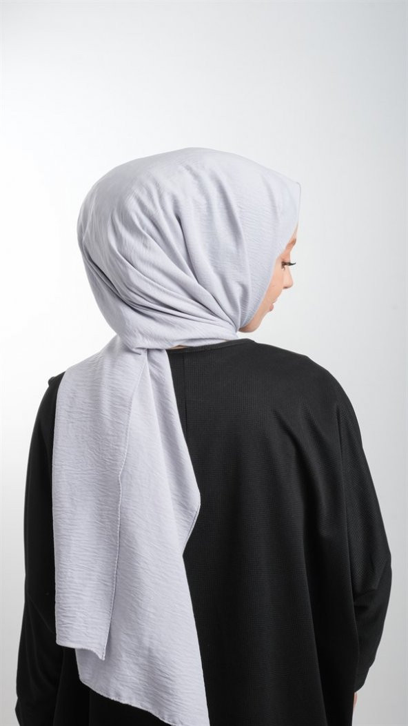 Gri Düz Klasik Şal Pamuk Caz Sade 202105_15 - 3