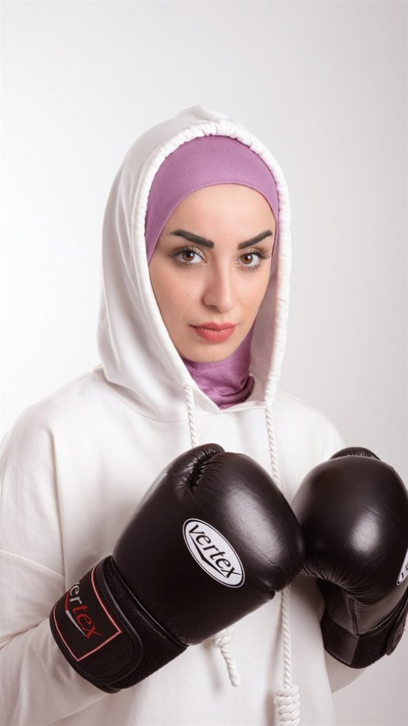 Gül Kurusu Pratik Hazır Geçmeli Tesettür Bone Sandy Kumaş Lüks Hijab 2115_18 - 1