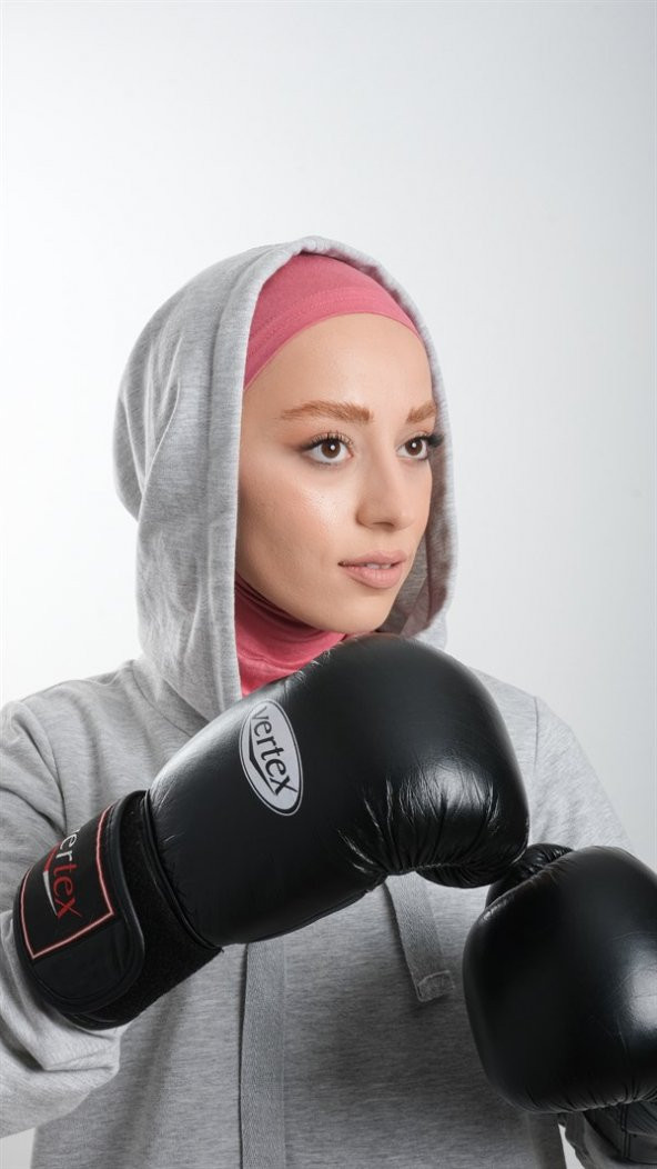 Violet Pratik Hazır Geçmeli Tesettür Bone Sandy Kumaş Spor Hijab 2113_21 - 3