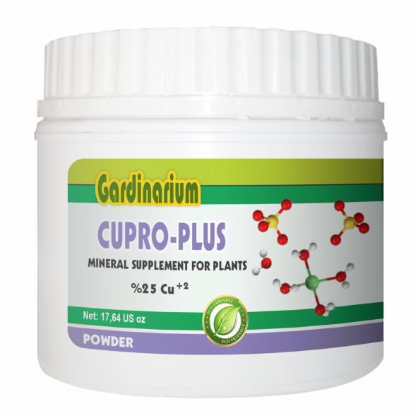 Gardinarium CUPRO-PLUS / POWDER (Bitkiler için Bakır Takviyesi) 500 gr