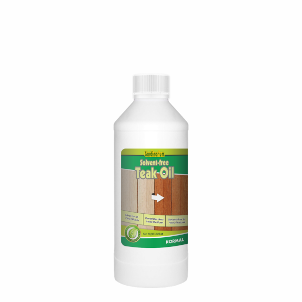 Gardinarium TEAK OIL / NORMAL (Solventsiz Natürel Tik Yağı) 500 ml