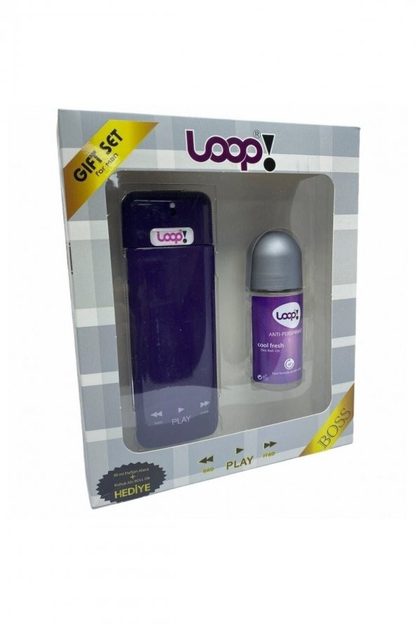 Loop Men Parfüm-80ml+loop Rollon Set - 1