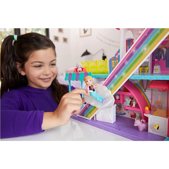 Orjinal Polly Pocket Gökkuşağı Alışveriş Merkezi Polly Pocket 3 Katlı Alışveriş Merkezi - 6