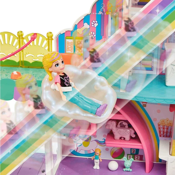 Orjinal Polly Pocket Gökkuşağı Alışveriş Merkezi Polly Pocket 3 Katlı Alışveriş Merkezi - 3