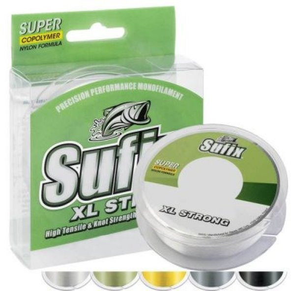 SUFIX XL STRONG 0,50MM SMOKE GREEN 100M