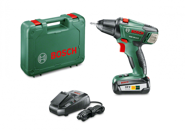 Bosch PSR 18 LI-2 (Tek akülü )Akülü Vidalama Makinesi