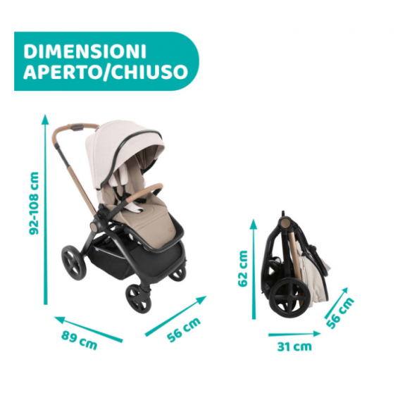 Chicco Mysa Bebek Arabası / Amber Glow - 9