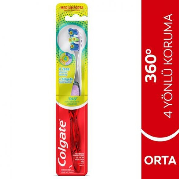 Colgate DF 360 Derece Gelişmiş Tekli Diş Fırçası