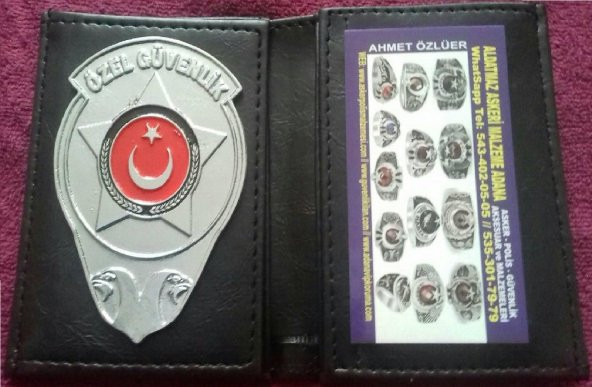 SÜPER YENI NESIL.,ÖZEL GÜVENLİK ROZETLI CÜZDAN SATINAL,SIVILE SATILMAZ