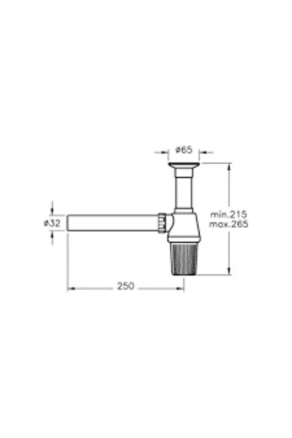 ARTEMA Plastik Lavabo Sifonu Seti A45109 - 2
