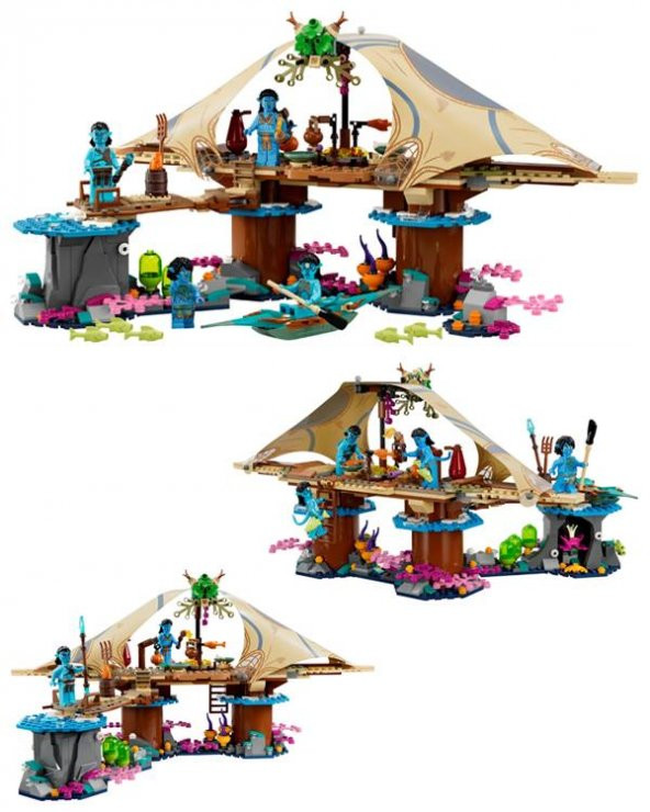 Lego Avatar Metkayina Resif Evi 75578 - 2