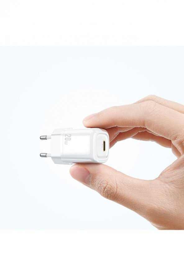 Ch-8290 Pd 20w Type-c Girişli Şarj Adaptörü-beyaz
