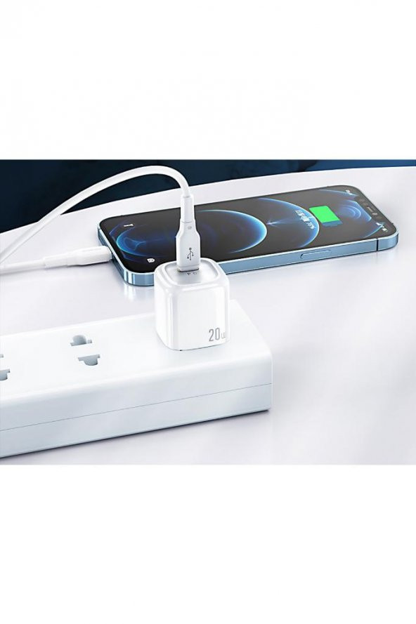 Ch-8290 Pd 20w Type-c Girişli Şarj Adaptörü-beyaz - 3