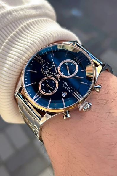 Ferrucci Function FCF.14079FM.03 Multi Fonksiyon Erkek Kol Saati 3 Atm Su Geçirmezlik - Resim 2