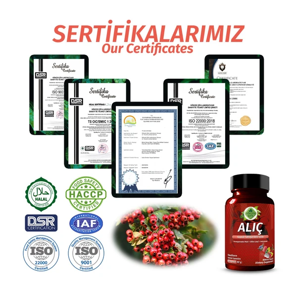 Alıç Kapsül (HAWTHORN CAPSULE) 60 Adet - Resim 5