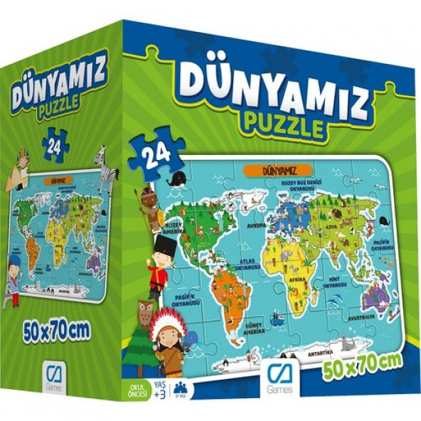 Ca Games 5025 Dünyamız Yer Puzzle - 2