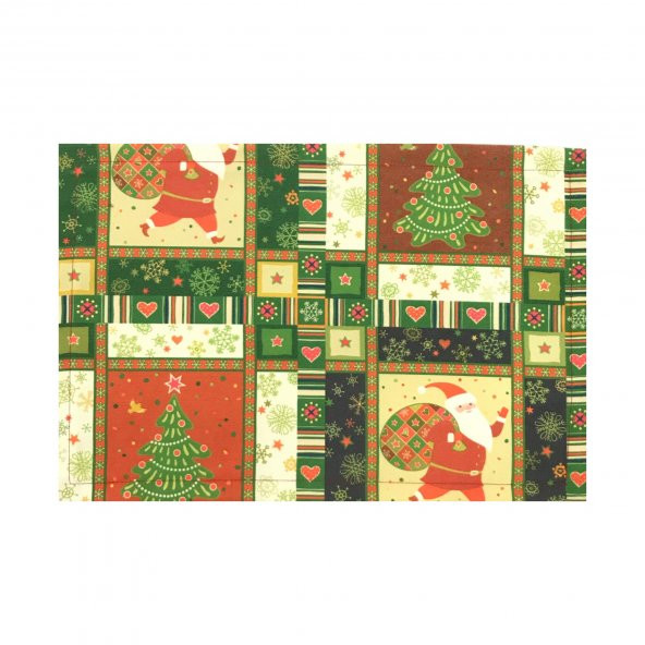 NADIR HOME Yılbaşına Özel 6 lı Amerikan Servis 30x45 Cm MD-3 - 2