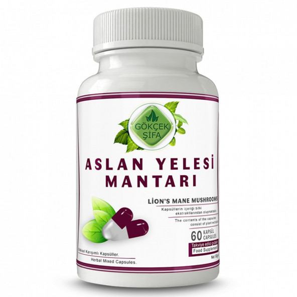 Aslan Yelesi 1000 mg 60 Kapsül