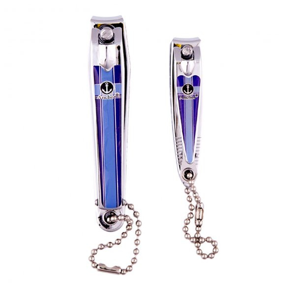 Anchor Çift Renkli Katelalı Tırnak Makası Seti 2 Li Mavi (GX108) GKH - 2