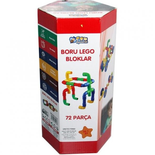 Can Toys  Boru Lego 72 Prç Hc1018