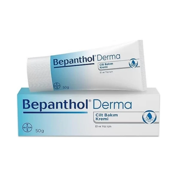 Bepanthol Derma Cilt Bakım Kremi El ve Yüz İçin 50 Gr SKT:09/2026