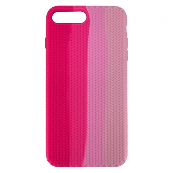 İphone 12 - 12 Pro Renkli Gökkuşağı - Colorful - Silikon Kılıf - Resim 7