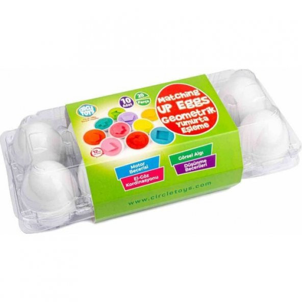 Circle Geometrik Yumurta Eşleme 10 Lu Crcl-107 ürün görseli 1