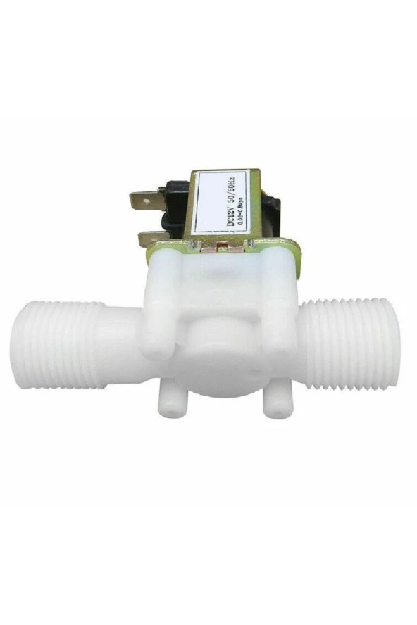 Selenoid Su Valf 12V Solenoid Valve 1/2 Inch - Resim 3