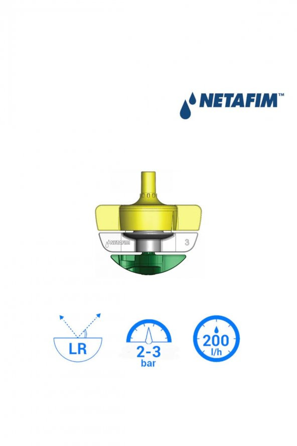 NETAFİM SPINNET™ TAKIM 200 L/H (5 ADET) - 4