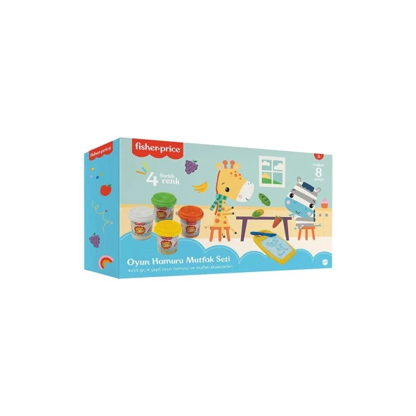 Fisher Price Mutfak Oyun Hamuru Seti 8 Parça + 4 Adet Oyun Hamuru - 2
