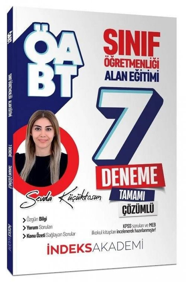 2023 ÖABT Sınıf Öğretmenliği Alan Eğitimi 7 Deneme Çözümlü İndeks Akademi