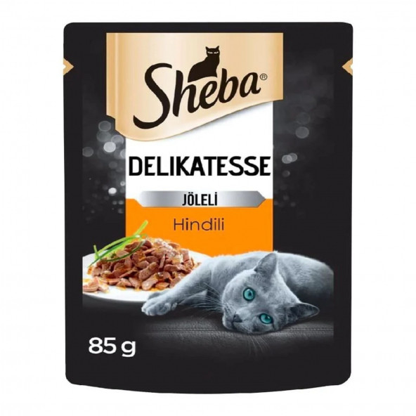 Sheba Delikatesse Jöleli Hindili Pouch Yetişkin Kedi Konservesi 85 Gr