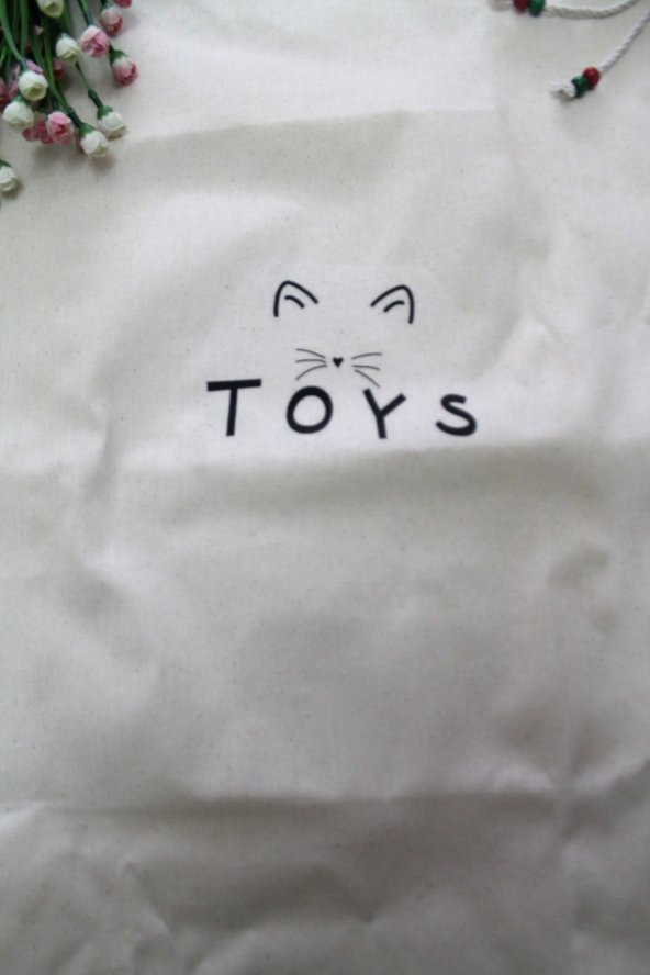 Toys Baskılı Büyük Boy Çok Amaçlı Büzgülü Oyuncak Torbası 50x70 - 2