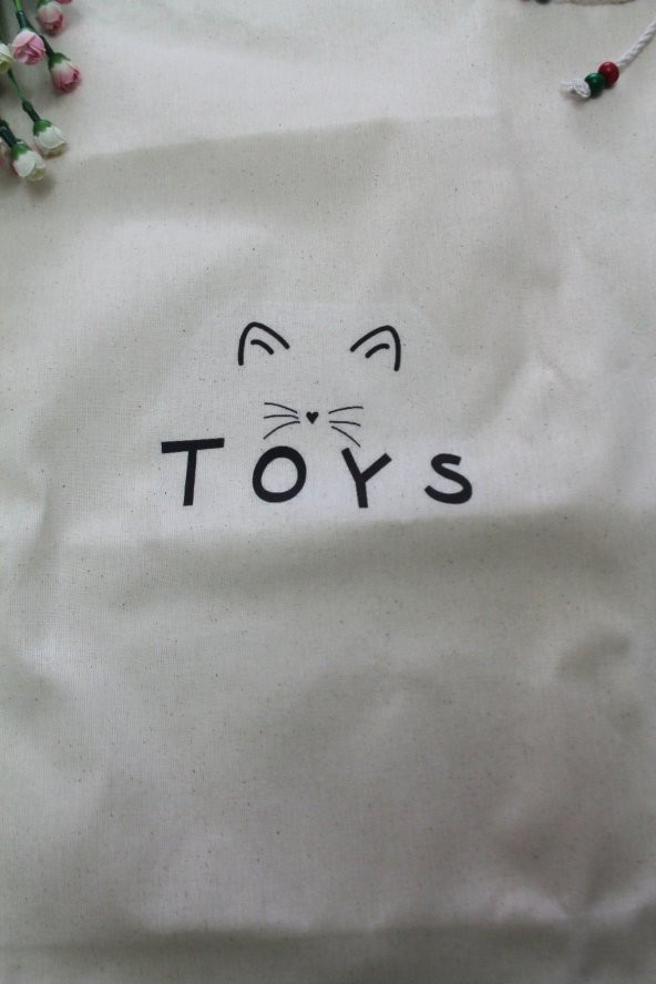 Toys Baskılı Büyük Boy Çok Amaçlı Büzgülü Oyuncak Torbası 50x70 - 3