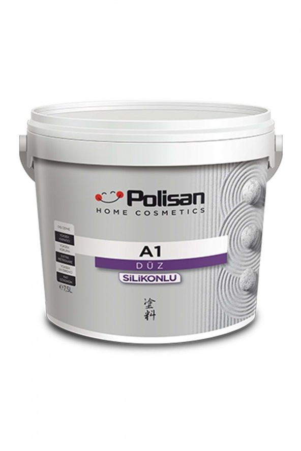 Polisan A1 Silikonlu Düz Dış Cephe Boya - 4931 Atlas Mavisi / Cd-8204