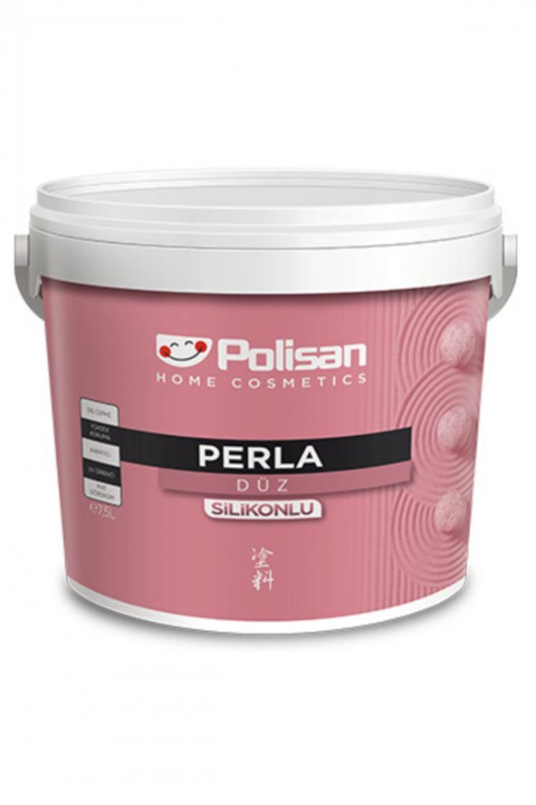 Polisan Perla Silikonlu Dış Cephe Boyası 2,5 Lt Tüm Renkler 3,5 Kg!