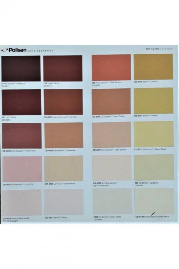 Polisan A1 Silikonlu Dış Cephe Cd-8204 Atlas Mavisi - 3