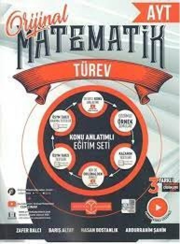 AYT Matematik Türev Konu Anlatımlı Orijinal Yayınları