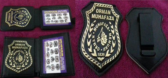 KEŞFET.ORMAN MUHAFAZA ROZETLİ CÜZDANI.2AD v KEMER ROZETI 1AD  AL.SADECE KURUM ADRESINE GONDERILIR