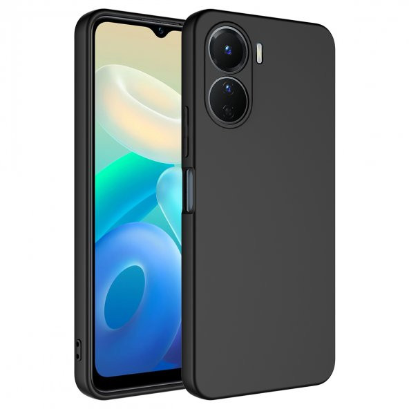 Vivo Y16 Kılıf Lansman İçi Kadife Kamera Korumalı Nano Silikon Kılıf ürün görseli