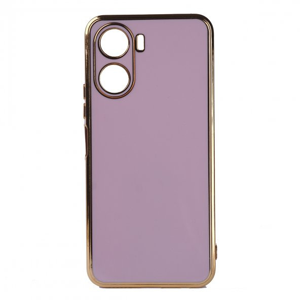 Vivo Y16 Kılıf Parlak Detaylı Kamera Korumalı Bark Silikon Kılıf - Resim 6