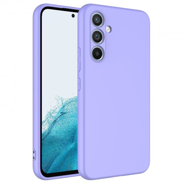 Samsung Galaxy A54 Kılıf Lansman İçi Kadife Kamera Korumalı Nano Silikon Kılıf - Resim 4