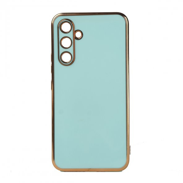 Samsung Galaxy A14 Kılıf Parlak Detaylı Kamera Korumalı Bark Silikon Kılıf - 3