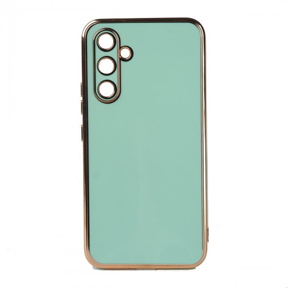 Samsung Galaxy A14 Kılıf Parlak Detaylı Kamera Korumalı Bark Silikon Kılıf - 7