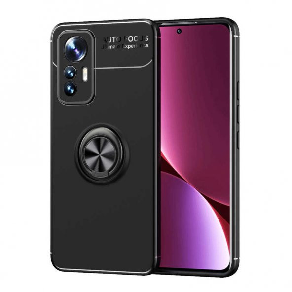 Xiaomi Mi 12 Lite Kılıf Yüzüklü Kamera Korumalı Range Silikon Kılıf - 1